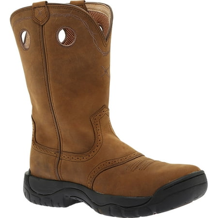 

Men s Twisted X MAB0001 All Around Distressed Saddle/Distressed Leather 13 W