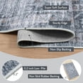 thumbnail image 5 of Lahome 5x7 Farmhouse Washable Rug Indoor, Non Slip Rugs for Livng Room, Soft Ultra Thin Grey Bedroom Rug Throw Carpet for Nursery Playroom, 5 of 8