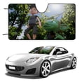 thumbnail image 1 of Trolland Parasol para Parabrisas Delantero Protector Plegable, Visera Solar para Auto Bloquea Rayos UV Mantiene tu Vehículo Fresco 130cm*70cm, 1 of 6