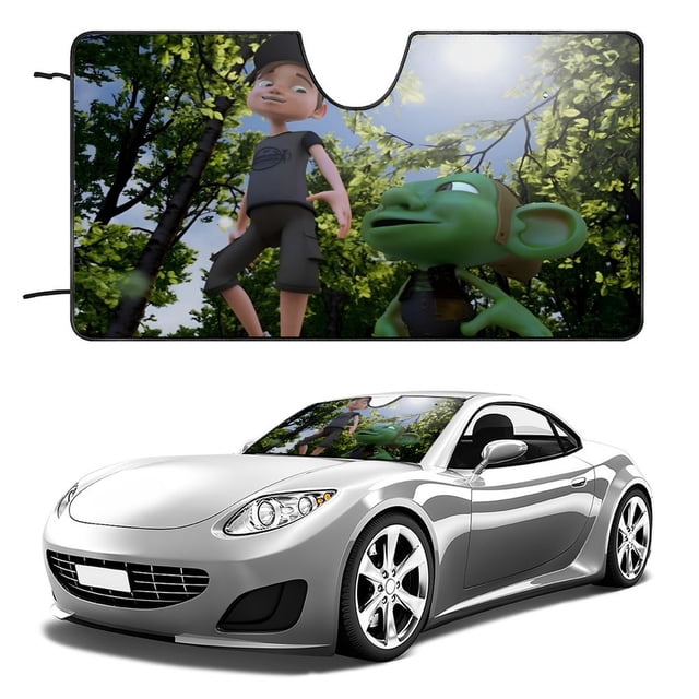 Trolland Parasol para Parabrisas Delantero Protector Plegable, Visera Solar para Auto Bloquea Rayos UV Mantiene tu Vehículo Fresco 130cm*70cm