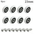 thumbnail image 3 of Adjustable Easy Glide Shower Door Rollers with Noiseless Movement, 3 of 7