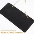 thumbnail image 2 of TABLETREANDS Black Chalk Board 6Set Wood Reusable Writing Surface For Coffee Shop Decor, 2 of 8