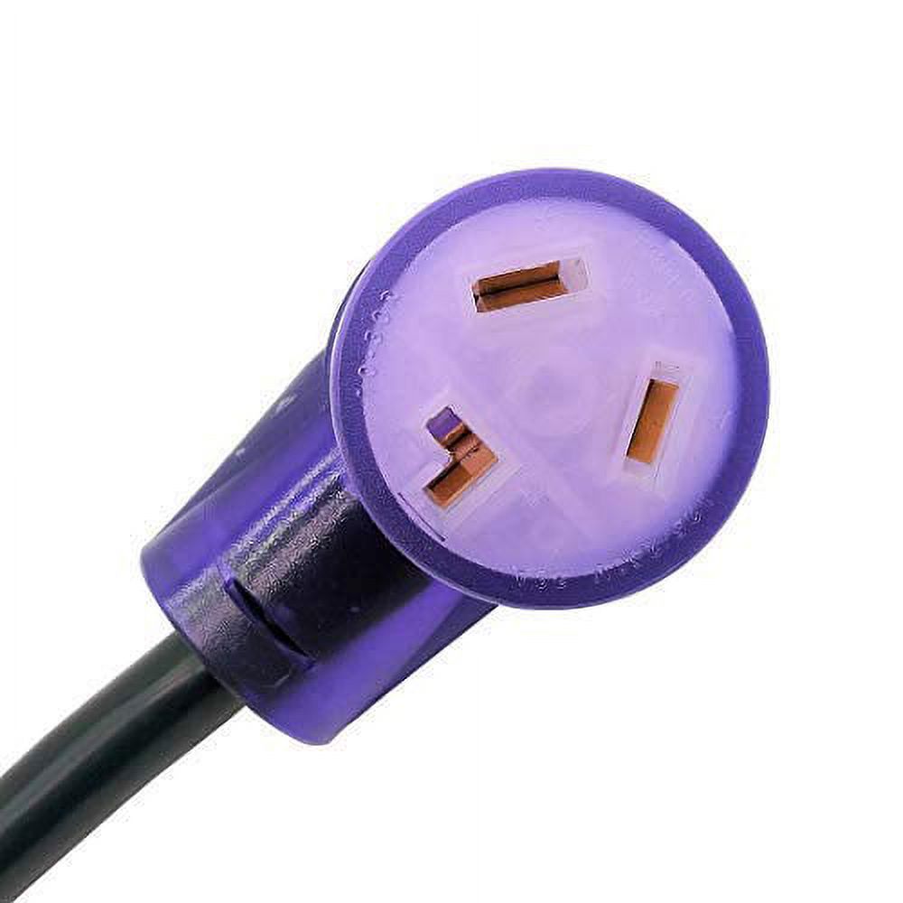 Parkworld 886023 Dryer 3 Prong 30A Extension Cord NEMA 10-30P to 10-30R, 30A, 250V, 7500W (15FT)