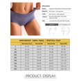 thumbnail image 2 of charmo essentials Womens Period Underwear Plus Size Panties Briefs Pack of 4, 2 of 8