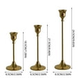 thumbnail image 2 of LLDYYDS Candlestick Holders Gold, 3 Packs Taper Candle Holder for Candlesticks, Candle Sticks Holder Decor, 2 of 8