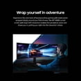 thumbnail image 4 of SAMSUNG 49-Inch Odyssey G9 Series DQHD 1000R Curved Gaming Monitor, 1ms(GtG), VESA DisplayHDR 1000, 240Hz, AMD FreeSync Premium Pro, Height Adjustable Stand, LS49CG954ENXZA, 2024, 4 of 5