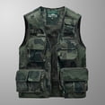 thumbnail image 2 of Krdevn Mens Jacket Field Pofessional Emergency Field Fishing Multi Pocket Vest,Tank Tops Men,XXL, 2 of 4