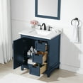 thumbnail image 6 of Ove Decors Pembroke 30 in W x 22 in D Greyish Blue Single Sink Bathroom Vanity with Engineered Marble Countertop, 6 of 15