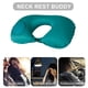 thumbnail image 4 of Almohada de viaje en forma de U, cojín inflable para el cuello de avión (pavo real), verde, 4 of 5