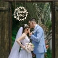 thumbnail image 5 of Thank You Wooden Sign Thank You Decorative Sign Wood Letters Sign Party Banner Wall Hanging Photo Prop for Bridal Shower Engagement Birthday Party Wedding Decor 11.69x11.8", 5 of 7