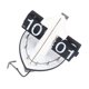 thumbnail image 1 of Reloj Retro Abatible, Diseño único De Velero ConAutomático De Página, Reloj Preciso, Fácil De Leer, Compacto Y Conveniente, Reloj De Escritorio Con Batería Para Oficina, 1 of 7