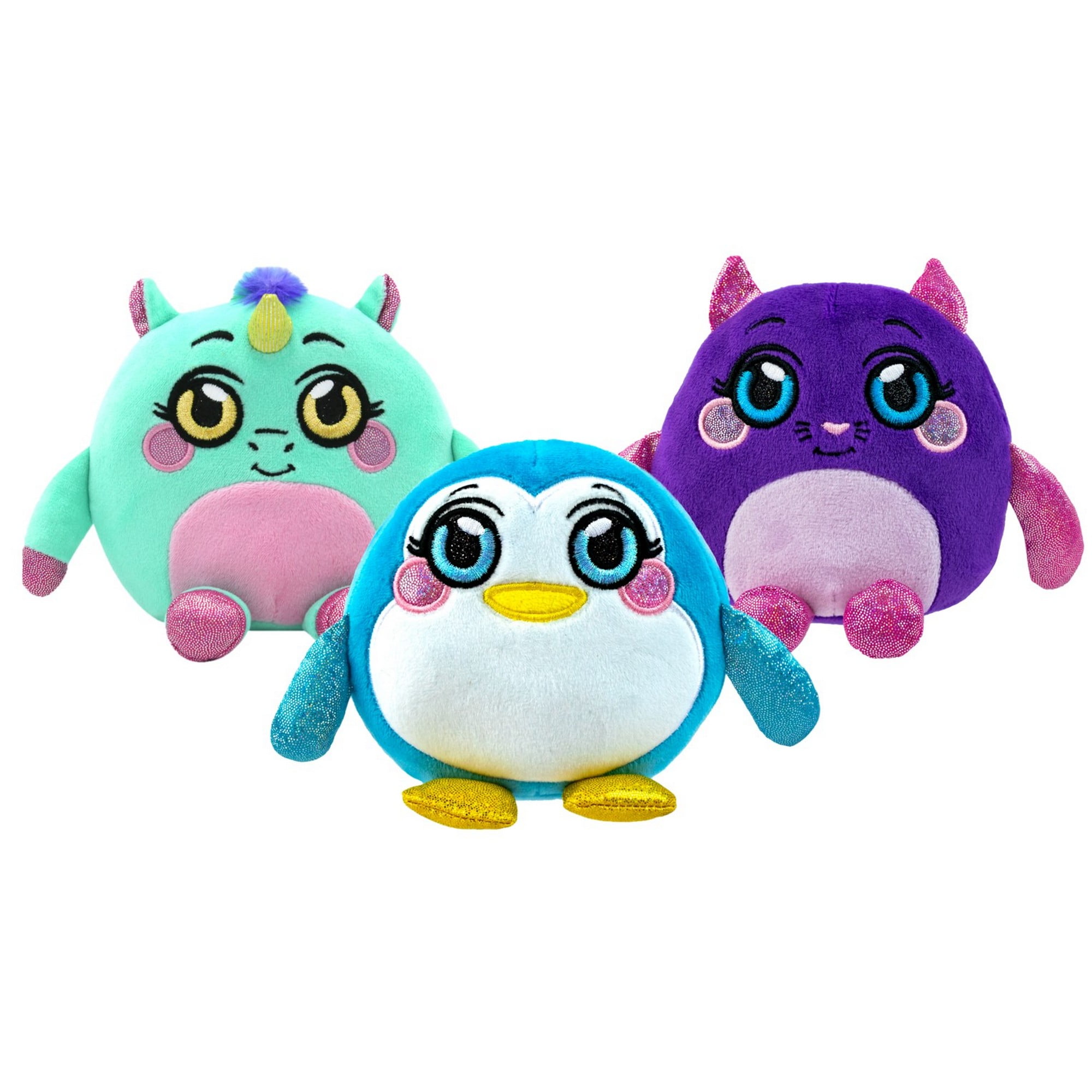Kids Squeezamals Soft Squishy Pet Plush Scented Stuffed Animals For XMAS Gift 