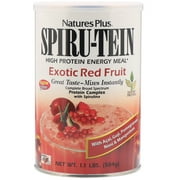 Nature's Plus Spiru-Tein (Spirutein) Exotic Red Fruit Shake 1.1 lbs Powder