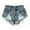 Blue, variant on TrendOFT Women's High Waist Jean Shorts Summer Shorts Sexy Zipper Casual Trendy Denim Shorts For Women Blue L