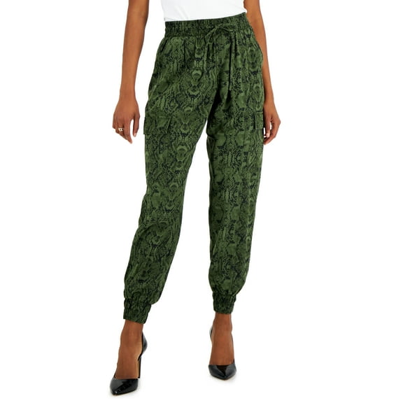 Women's High-Rise Printed Utility Joggers Painted Desert L