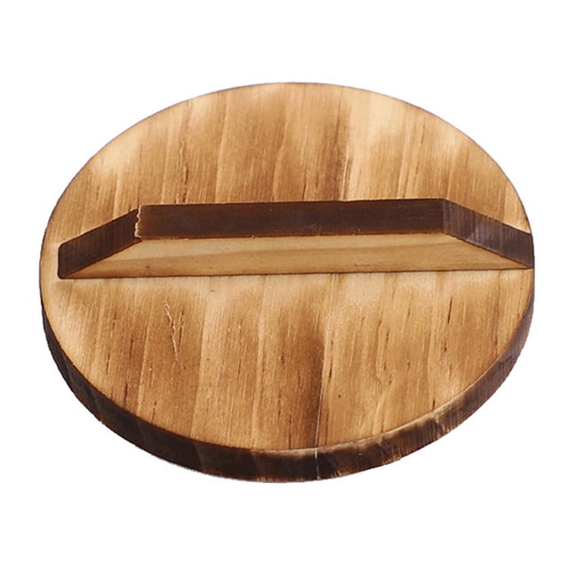 Tapa de sellado de madera, tapa de repuesto de vidrio, tapa redonda para tetera de celebración de 600 ~ 800ml, pieza de repuesto