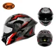 thumbnail image 3 of Casco de motocicleta CYRIL, casco integral todoterreno con lentes de colores, capacetes, cascos para moto, aprobado por ECE, ala trasera grande, casco de moto, 3 of 5
