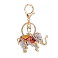 thumbnail image 2 of SmartBy Rhinestone Elephant Keychain Alloy Good Luck Keychain with Keyring Sparkling Elephant Keychain Bag Charm Gift for Men Women, 2 of 7