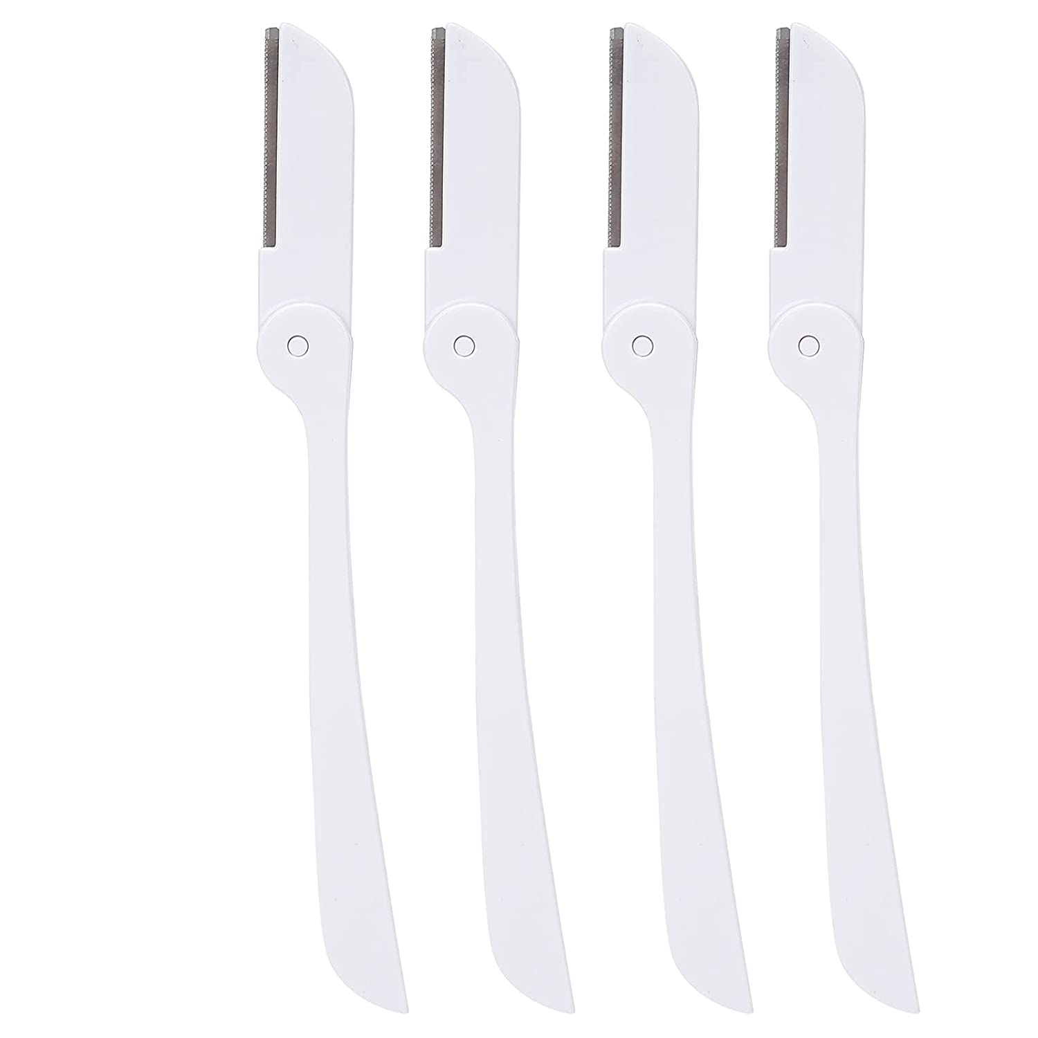 4Pcs Eyebrow Razor Stainless Steel Eyebrow Trimmer Foldable Eyebrow Shaver Razor Foldable Hair