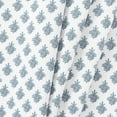 thumbnail image 4 of Ellis Curtain Manchester 3" Rod Pocket 100% Cotton Machine Wash and Dry Curtain Pairs 100" x 54" Blue, 4 of 5