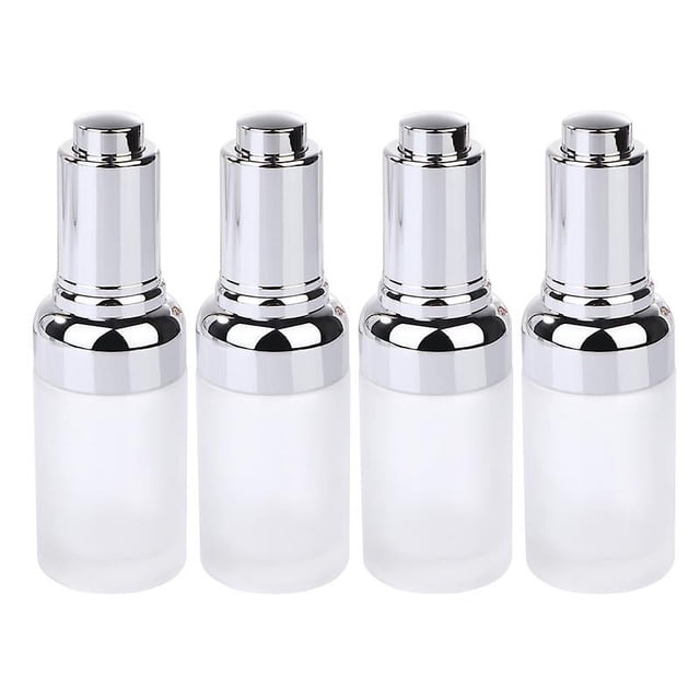 4 piezas botella de vidrio esencial