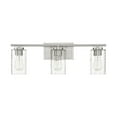 thumbnail image 2 of Trade Winds Raymond 3-Light Bathroom Vanity Light in Brushed Nickel, 2 of 5