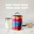 thumbnail image 5 of Amici Home Rainbow Storage Canister, Decorative Metal Container 38 oz, Medium, 5 of 7