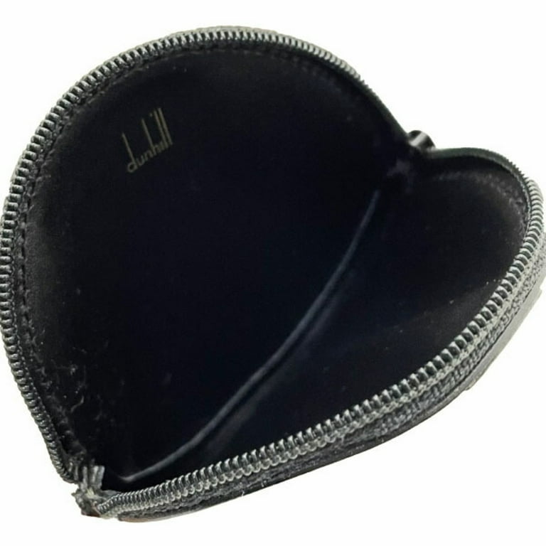 Pre Owned Dunhill coin case leather black dunhill round purse wallet men s KK 12620 Like New Walmart