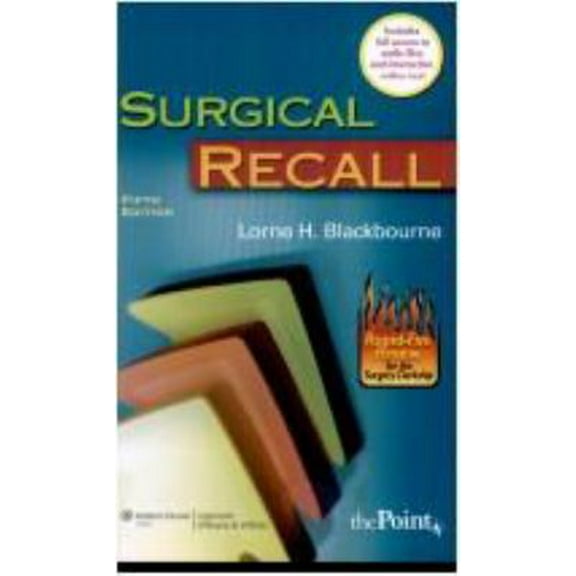 Pre-Owned Surgical Recall, Fifth North American Edition (Recall Series) (Paperback) 0781770769 9780781770767