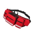 thumbnail image 1 of Riñonera de primeros auxilios, riñonera de emergencia con banda reflectante, bolsa portátil impermeable para traumatismos (solo bolsa), 1 of 8