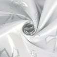 thumbnail image 2 of Metallic Clerical Church Cross Brocade Fabric 58/60" Wide Sold By The Yard Many Colors (White / Silver), 2 of 3