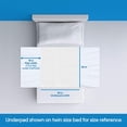 thumbnail image 3 of RMS Ultra Soft 4-Layer Washable and Reusable Incontinence Bed Pad - Waterproof Bed Pads, 34"X36" with Two 18" Flaps, 3 of 8