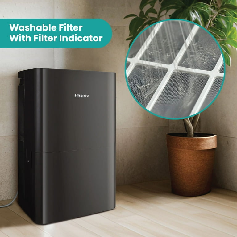 ハイセンス g5nUHD 50 Hisense 50 Pint 4500 sq ft Dehumidifier, Automatic Shut Off