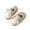 Green, variant on Kids Cartoon Bird Penguin Coral Velvet Soft Non Slip Slippers Home Warm Shoes
