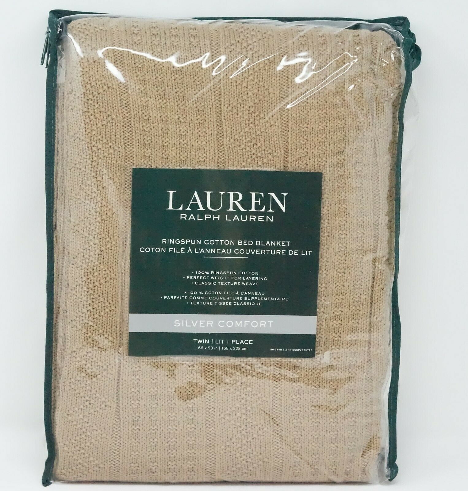 Ralph lauren ringspun cotton blanket new arrivals