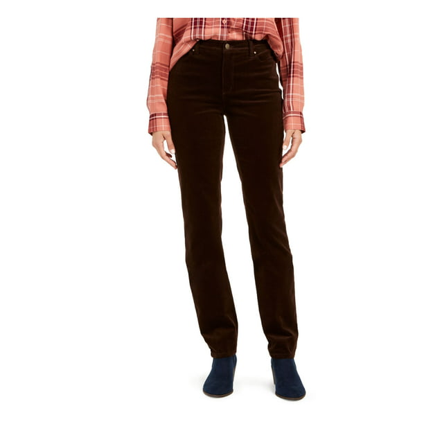 CHARTER CLUB Womens Brown Corduroy Pants Plus Size: 26W - Walmart.com