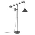 thumbnail image 1 of Henn&Hart 38" Aged Steel Metal Floor Lamp, 1 of 11