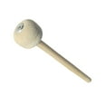 thumbnail image 2 of Beige Felt Snare Drum Beater with Maple Wood Handle for Playing Percussion Music Instruments, 2 of 8
