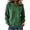 24#Army Green, variant on St Patricks Day Hoodie Women Clover Fair Isle Graphic Pullover Hoodie Holiday Hooded Sweatshirts with Pockets Fluorescent Green S