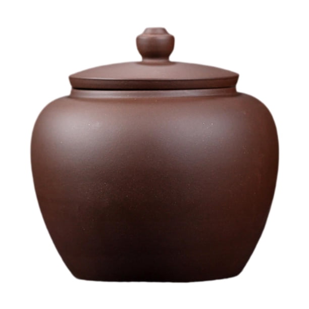 Lata de té Latas de té Lata de té Organizador multifuncional Fácil de usar Tarro de té para Marrón
