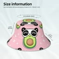 thumbnail image 5 of Kdxio Reflective Bucket Hat - Panda Avocado Print Bucket Hat for Men,Women, 5 of 9