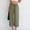 Army Green women cotton linen capri pants a1, variant on Women Cotton Linen Wide Leg Capri Pants for Summer Casual Elastic Waist Pockets Loose Crop Palazzo Trousers Travel Beach Vacation Lounge, Red M