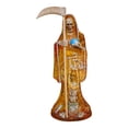 thumbnail image 1 of Santa Muerte Ámbar Transparente 15 cm Tarot Felix + Libro Esotérico, 1 of 4