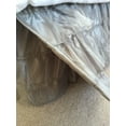 thumbnail image 2 of OctoRose Royalty 3 Layer Organza & Satin Easy Fit Bed Dressing Waterfall Bed Skirt Dust Ruffle, Bed Skirt (Queen-King, Silver), 2 of 3