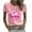 Z1-Pink-breast cancer shirts for women, variant on Yourumao Womens Breast Cancer Shirts Short Sleeve Pink Ribbon Graphic Tees Crewneck Plus Size Breast Cancer Awareness Survivor Shirt