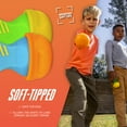 thumbnail image 4 of NERF Soft Tip Lawn Darts - Fun Outdoor Family Yard Game - Adults + Kids Soft Tip Lawn Dart Set - Perfect for Camping, Backyard + Outdoors - Includes (4) NERF Soft Tipped Lawn Darts + (2) Targets, 4 of 10