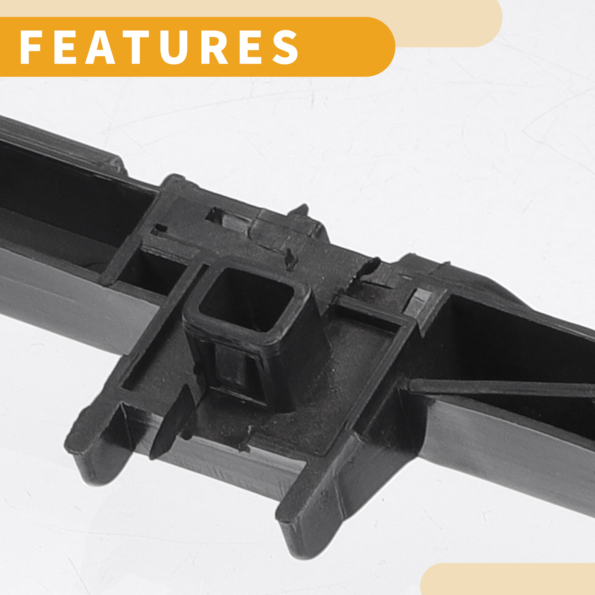 Set Of 2 Rear Bumper Brackets For 2015-2017 Honda Fit - Left & Right Side Pair