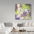 thumbnail image 3 of Trademark Fine Art 'Bright Life II Purple Yellow Line Crop' Canvas Art by Mary Urban, 3 of 3