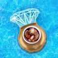 thumbnail image 3 of 6pcs Inflatable Drink Holder Set, Diamond Ring Pool Drink Cup Floating Bath Holder, 3 of 3