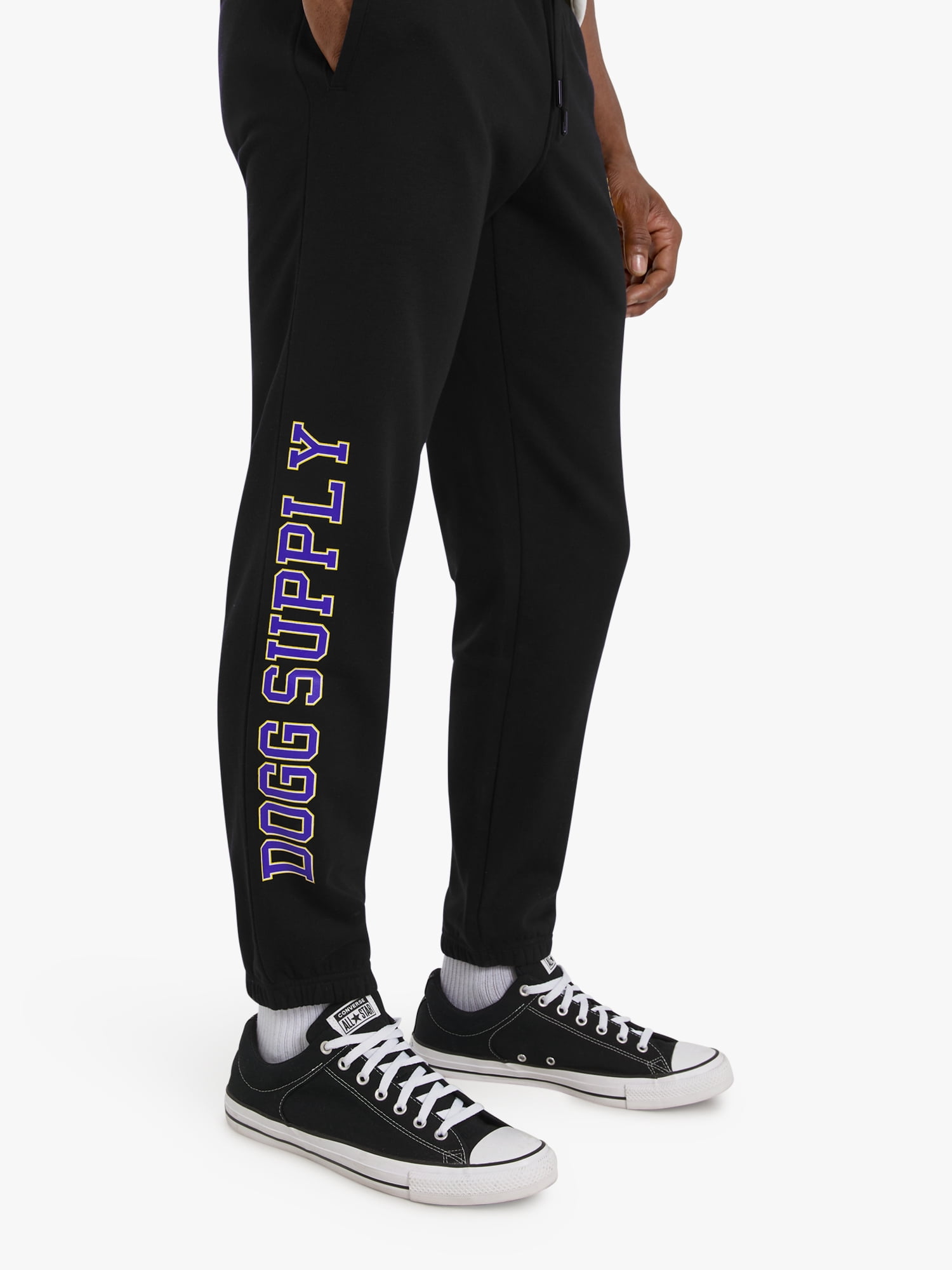 Dogg Supply by Snoop Dogg All-Gender Young Men's and Women's Collegiate Sweatpants, Sizes XS - 5XL